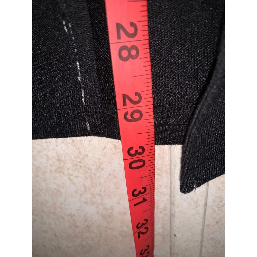 Belle by Kim Gravel Leopard‎ Print Colorblock Cardigan Womens XXS Gray Black - Picture 6 of 11